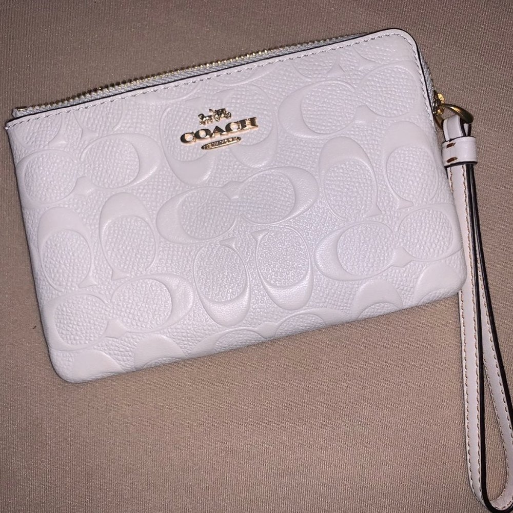 White Coach Wristlet